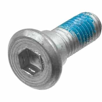 Screw set, brake disc