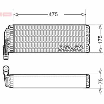 Evaporator, air conditioning