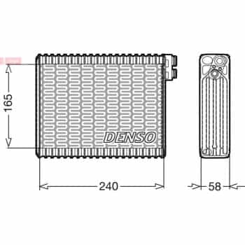 Evaporator, air conditioning