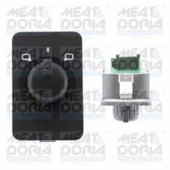 Switch, mirror adjustment