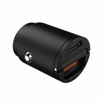 Celly Mini Car Charger 1 USB + 1 USB-C 30W