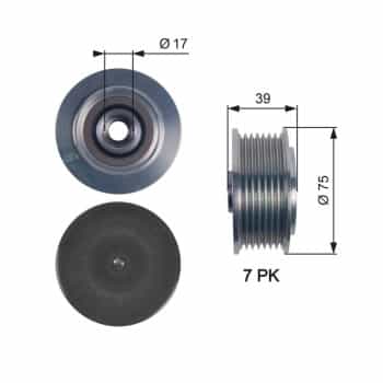 Alternator Freewheel Clutch DriveAlign® OAP7119 Gates