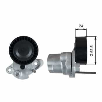 Tensioner Pulley, v-ribbed belt DriveAlign® T39387 Gates