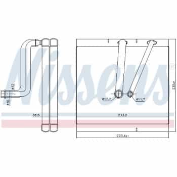Evaporator, air conditioning