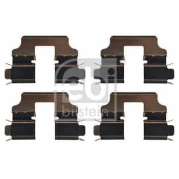 accessory set for brake lining set