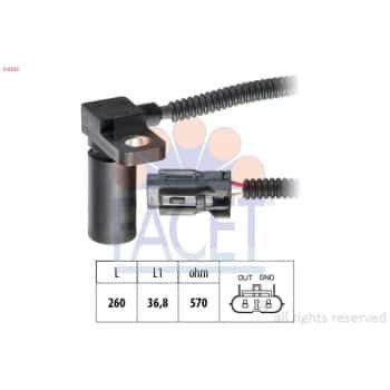RPM Sensor, automatic transmission Made in Italy - OE Equivalent