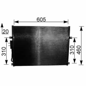 Condenser, air conditioning