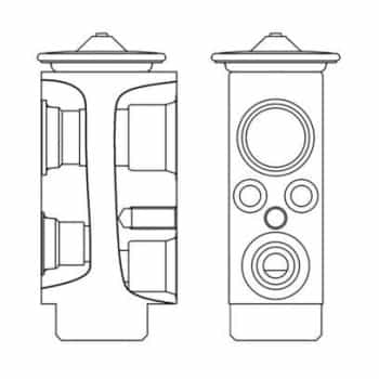 Expansion Valve, air conditioning BEHR