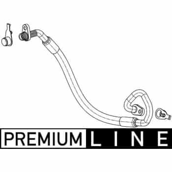 High Pressure Line, air conditioning BEHR *** PREMIUM LINE ***