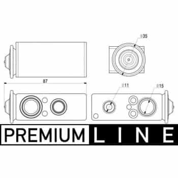 Expansion Valve, air conditioning BEHR *** PREMIUM LINE ***