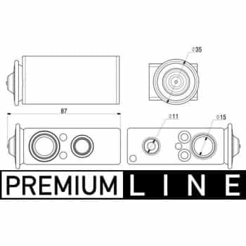 Expansion Valve, air conditioning BEHR *** PREMIUM LINE ***