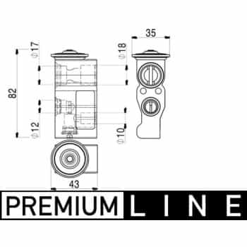 Expansion Valve, air conditioning BEHR *** PREMIUM LINE ***