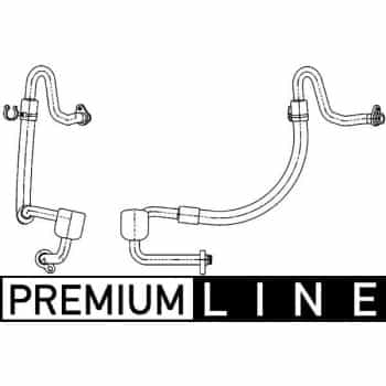 Low Pressure Line, air conditioning BEHR *** PREMIUM LINE ***