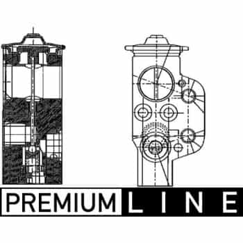 Expansion Valve, air conditioning PREMIUM LINE