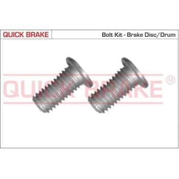 Screw set, brake disc