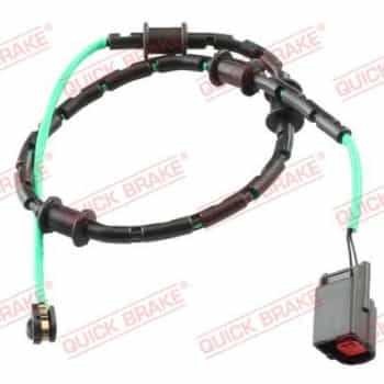 Warning contact, brake lining/pad wear