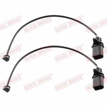 Warning contact, brake lining/pad wear