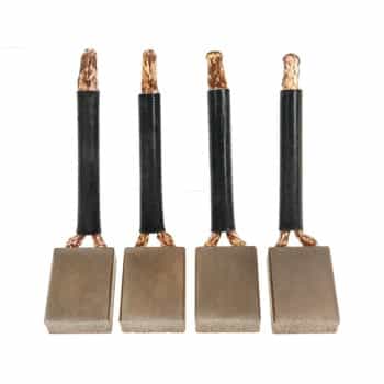 Carbon brush, starter motor