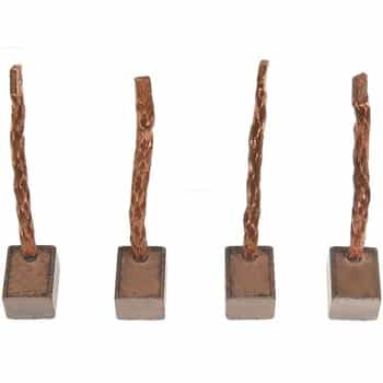 Carbon brush, starter motor