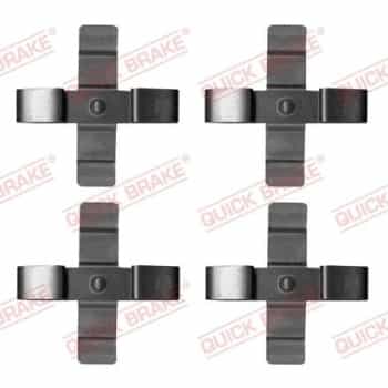 Accessory set, disc brake pad