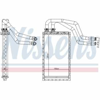 Heater radiator, interior heating