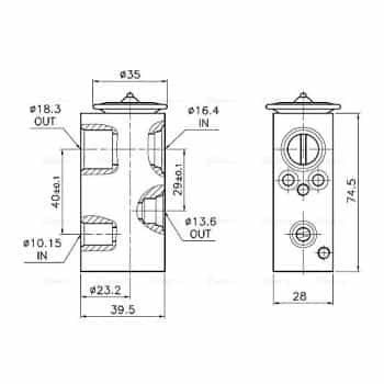 Expansion valve, air conditioning