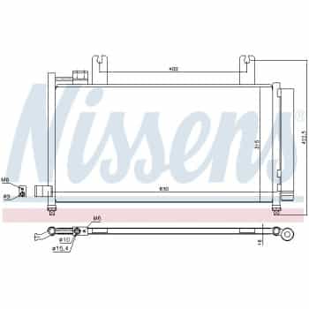 Condenser, air conditioner FT5490D Ava Quality Cooling