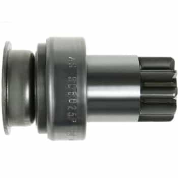 Free wheel drive, starter