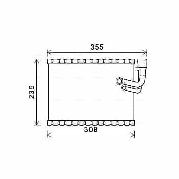 Evaporator, air conditioning