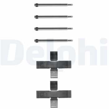 Accessory set, disc brake pad