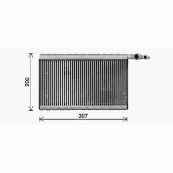 Evaporator, air conditioning