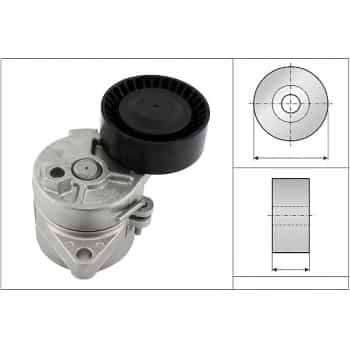 Tensioner Lever, v-ribbed belt 534010410 Ina