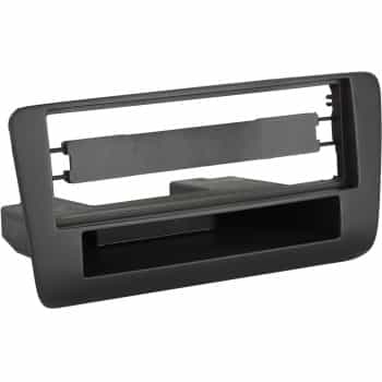 1-DIN Panel with storage tray. Audi A1 2010-2018 Color: Black