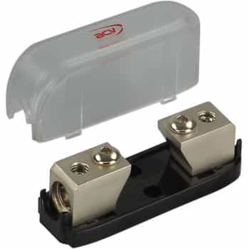 Mini ANL fuse block (silver)1 x 10 - 20mm² input