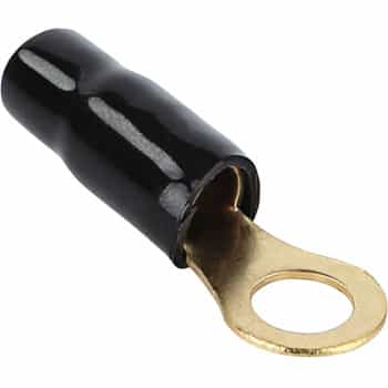 Ring cable lug 10 mm² > 8.4 mm 50 Pieces black