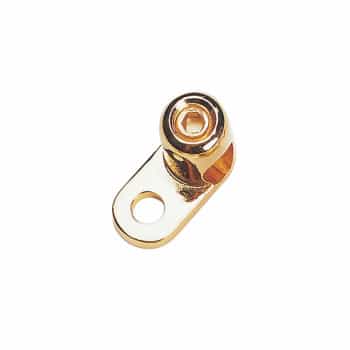 Ring cable lug gold plated 8.5 mm > 20 mm²