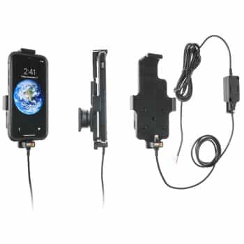 Apple iPhone X / Xs Active holder with fixed power supply and with cover