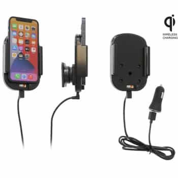 Apple iPhone 12 Mini Qi Wireless Active Adjustable Holder with 12V USB Plug