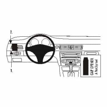 ProClip - BMW 3-Series /E90/E91/E92/E93 2005-2012 Left mount
