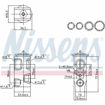 Expansion valve, air conditioning **FIRST FIT**