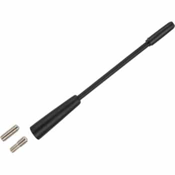 Flexible antenna rod 14cm AM/FM, with M5 and M6 adapters
