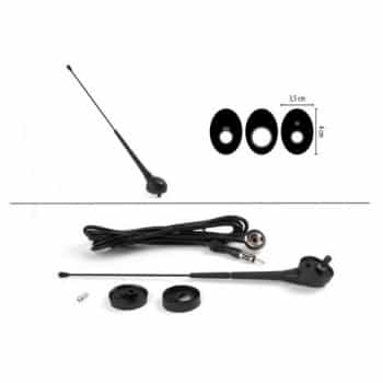 Universal Roof Antenna AM/FM 0-90 Degree Tilt Angle with 3 Foot Options