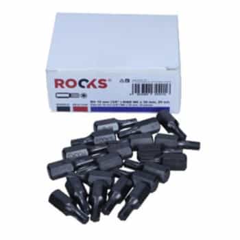 Rooks Bit 10 mm (3/8") Ribe M6 x 30 mm, 20 pieces