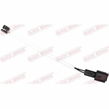 Warning contact, brake lining/pad wear