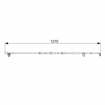 Warning Contact, brake pad wear 1 987 473 054 Bosch