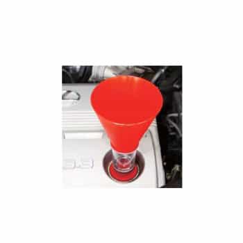 Oil funnel with piercer