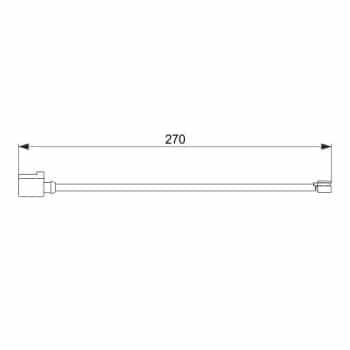 Warning Contact, brake pad wear 1 987 474 564 Bosch