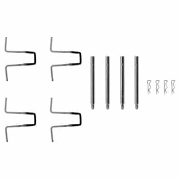 Accessory set, disc brake pad