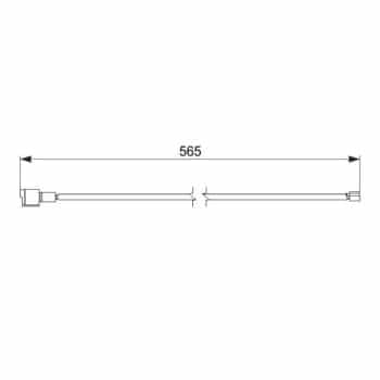 Warning Contact, brake pad wear 1 987 474 589 Bosch