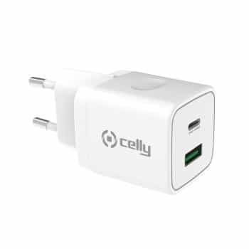 Celly Home Charger USB-C 20W + USB 18W